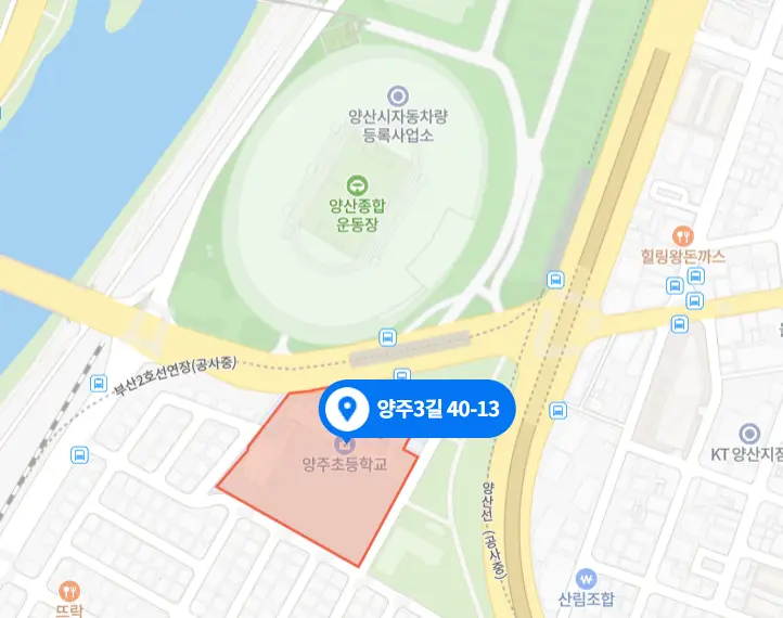 주차장 지도 사진