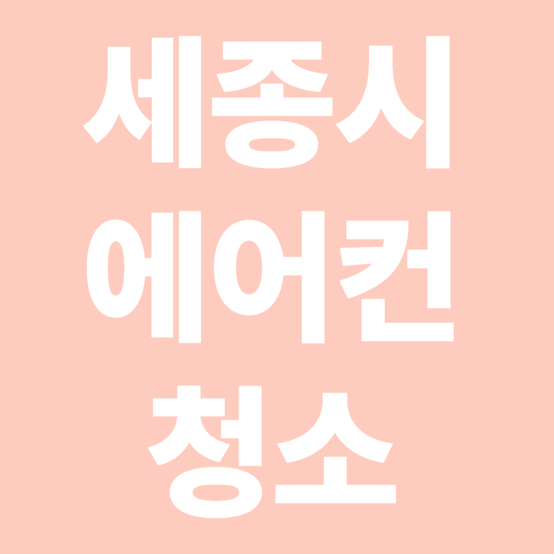 세종에어컨청소