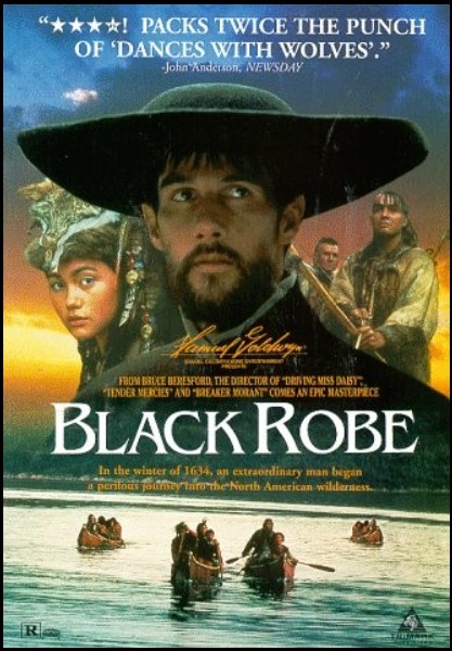 강인한 신앙심과 인간적인 회의감 사이의 고독한 투쟁을 보여준 작품, 영화 <블랙 로브>.