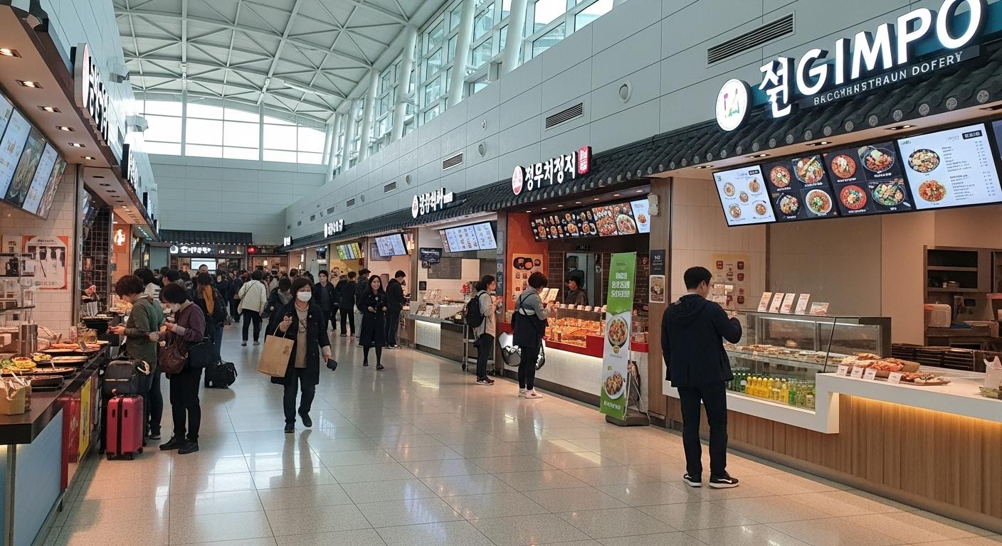 김포공항 푸드코트