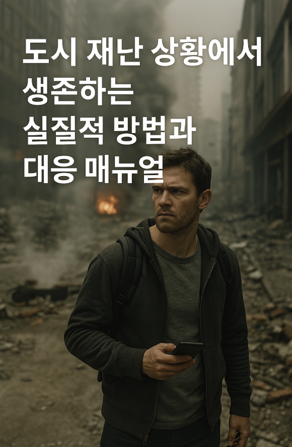 재난이 일어난 도시에 있는 사람