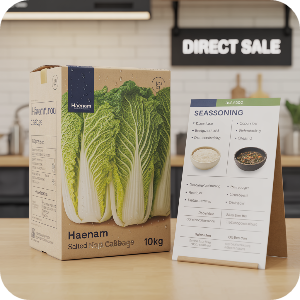 2025 해남 절임배추 10kg 양념 레시피·비율 직거래 이미지