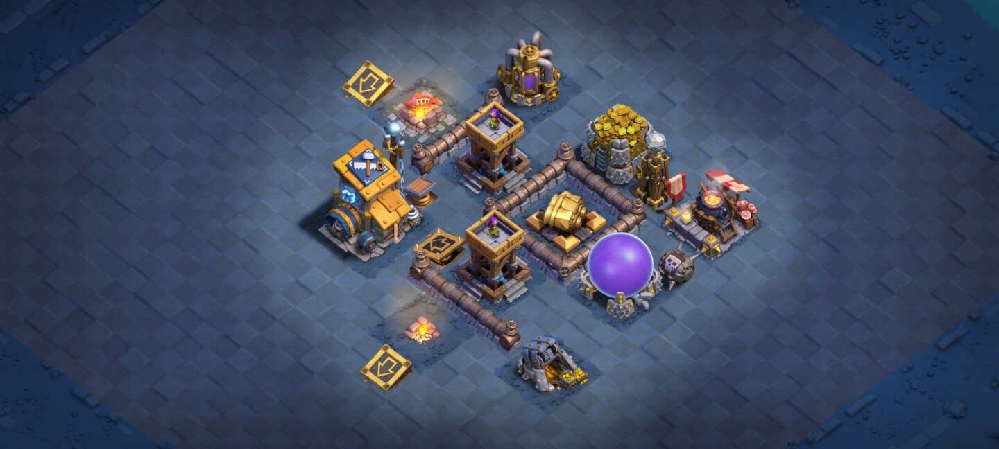 클래시오브클랜 OTTO전초기지 마을 배치도