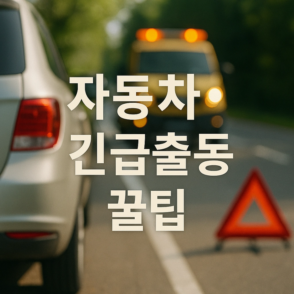 자동차 보험으로 무료 긴급출동 200% 활용하는 방법