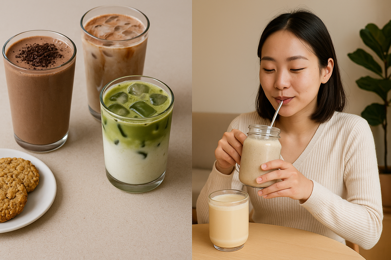 비건 카페 음료 레시피