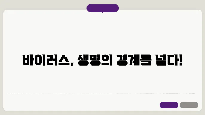 바이러스의 구조와 생물학적 특성 분석