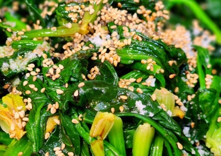 시금치나물 맛있게 무치는법