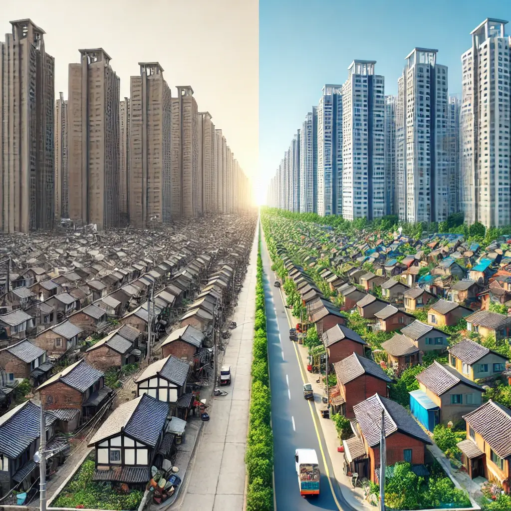 성남 재개발 지도 - 주요 정비구역