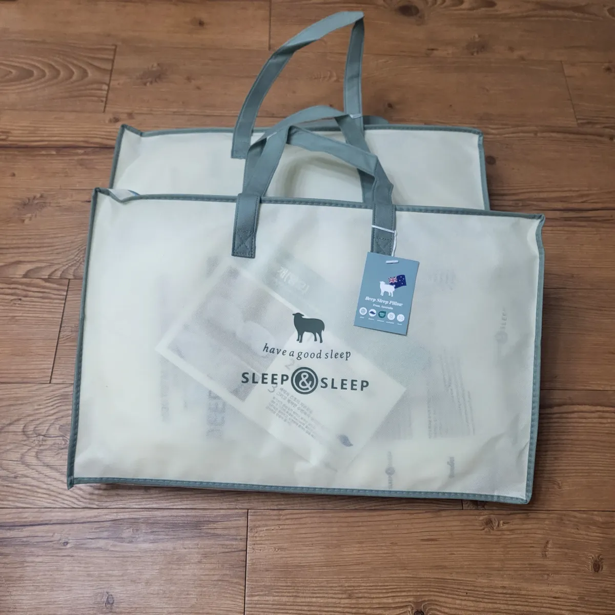 깊은잠베개-배송당시-포장