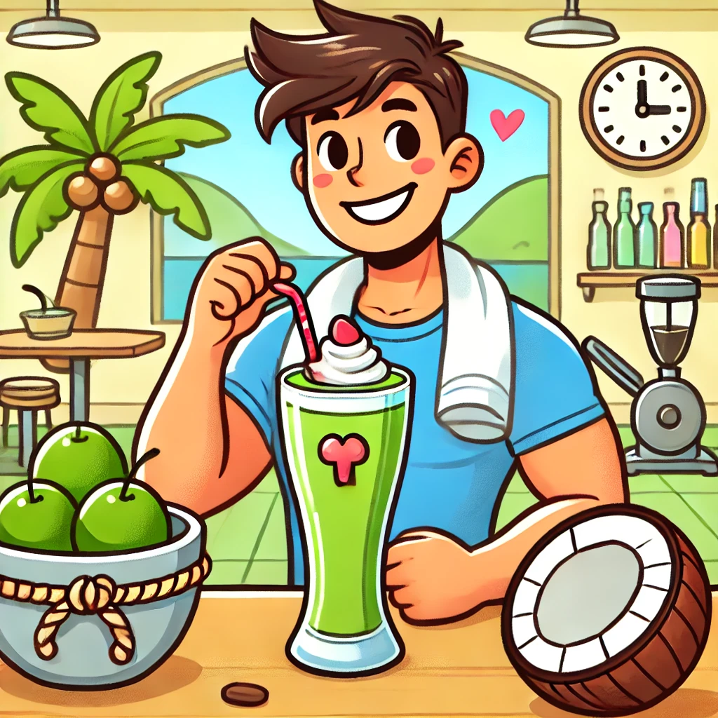 코코넛 오일 마시기