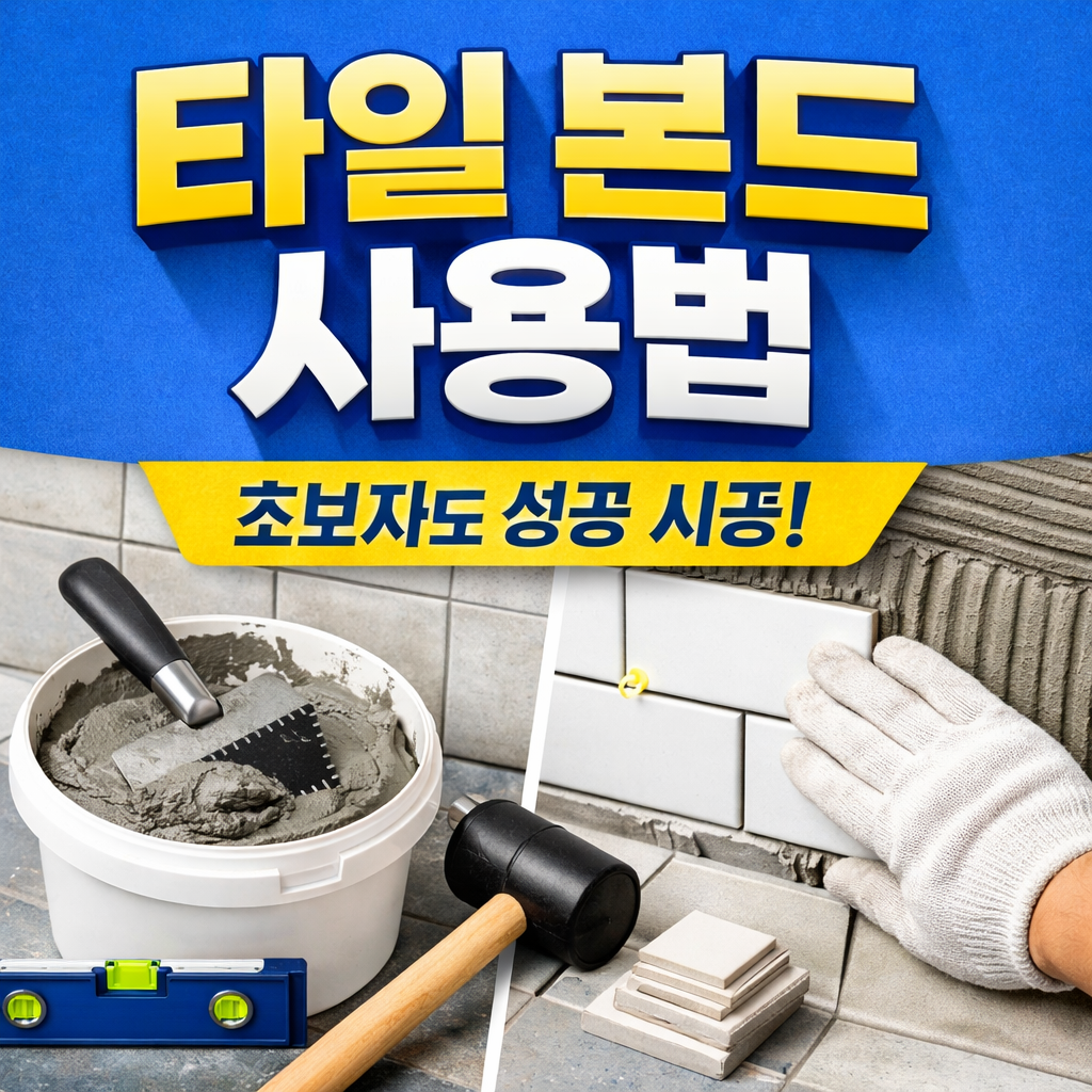 타일 본드 사용법