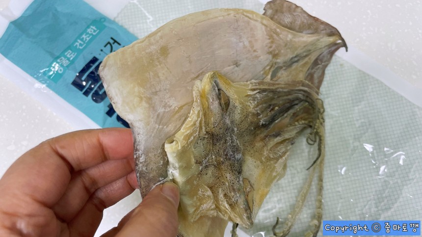 딱딱한-마른-오징어