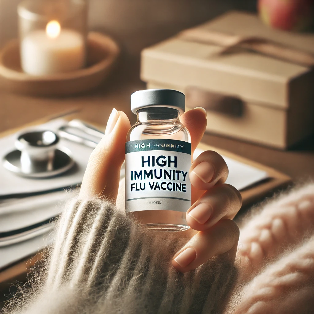 고면역원성 독감백신 접종 대상 및 비 접종 대상 확인