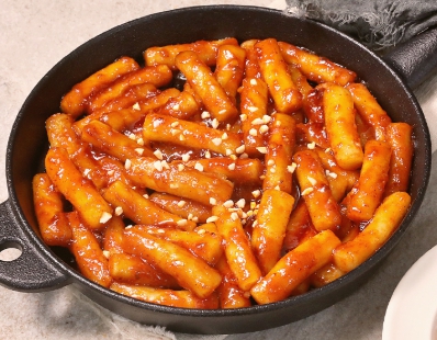 한국의 떡 종류 기름떡볶이