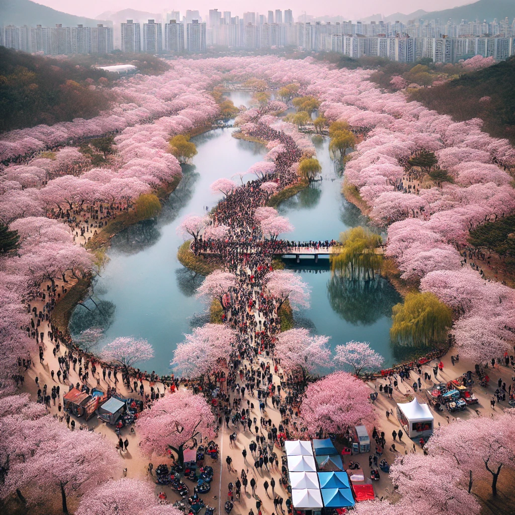 2025 야간 벚꽃 데이트 코스