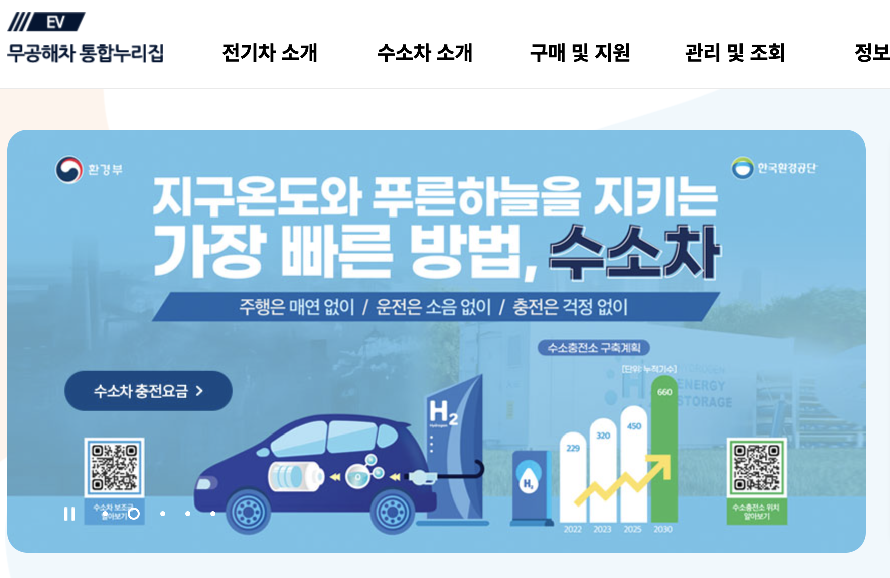 무공해차 통합누리집 사이트