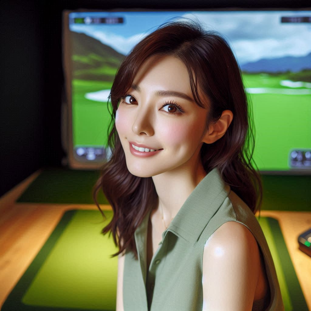 스크린골프장 배경