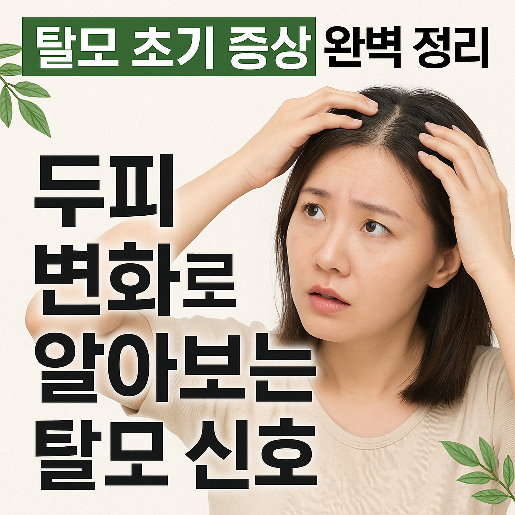 탈모 초기 증상