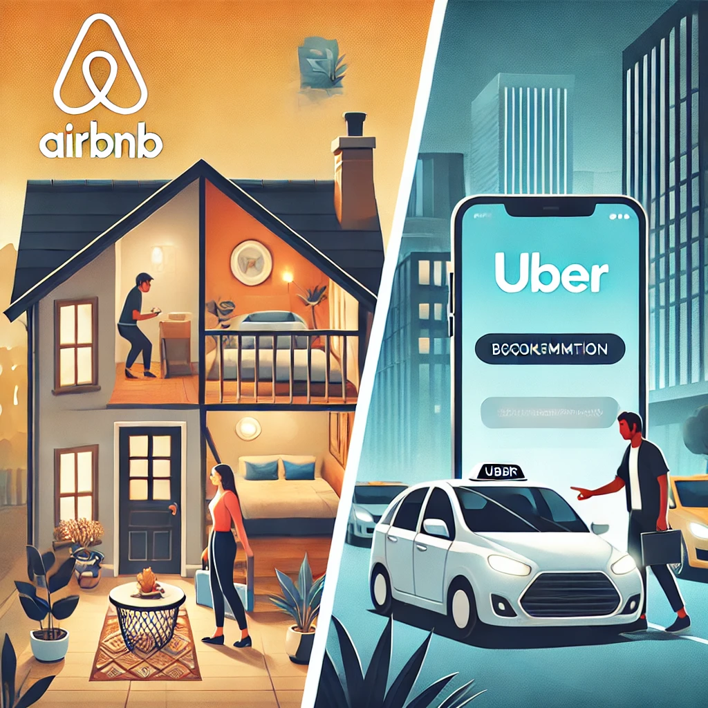 공유경제 vs 전통경제 이미지