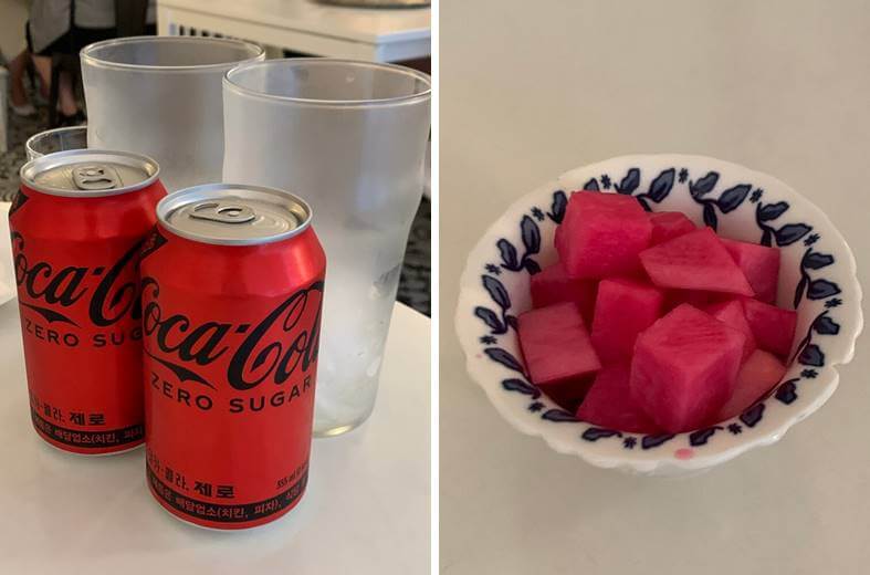 제로콜라 무 피클