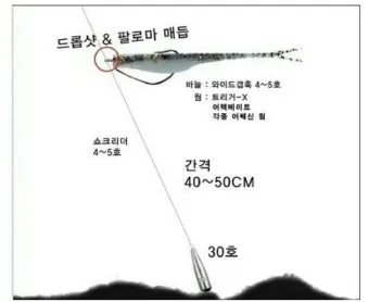 광어다운샷 가이드 남해 수심 변화 읽고 바닥 포인트 루어 운용_4