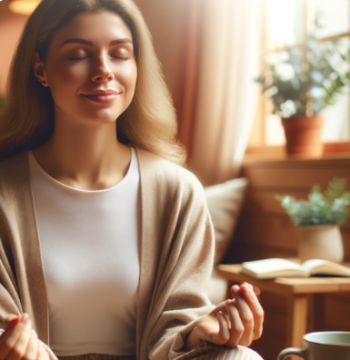 마음이 회복되어 안정된 모습