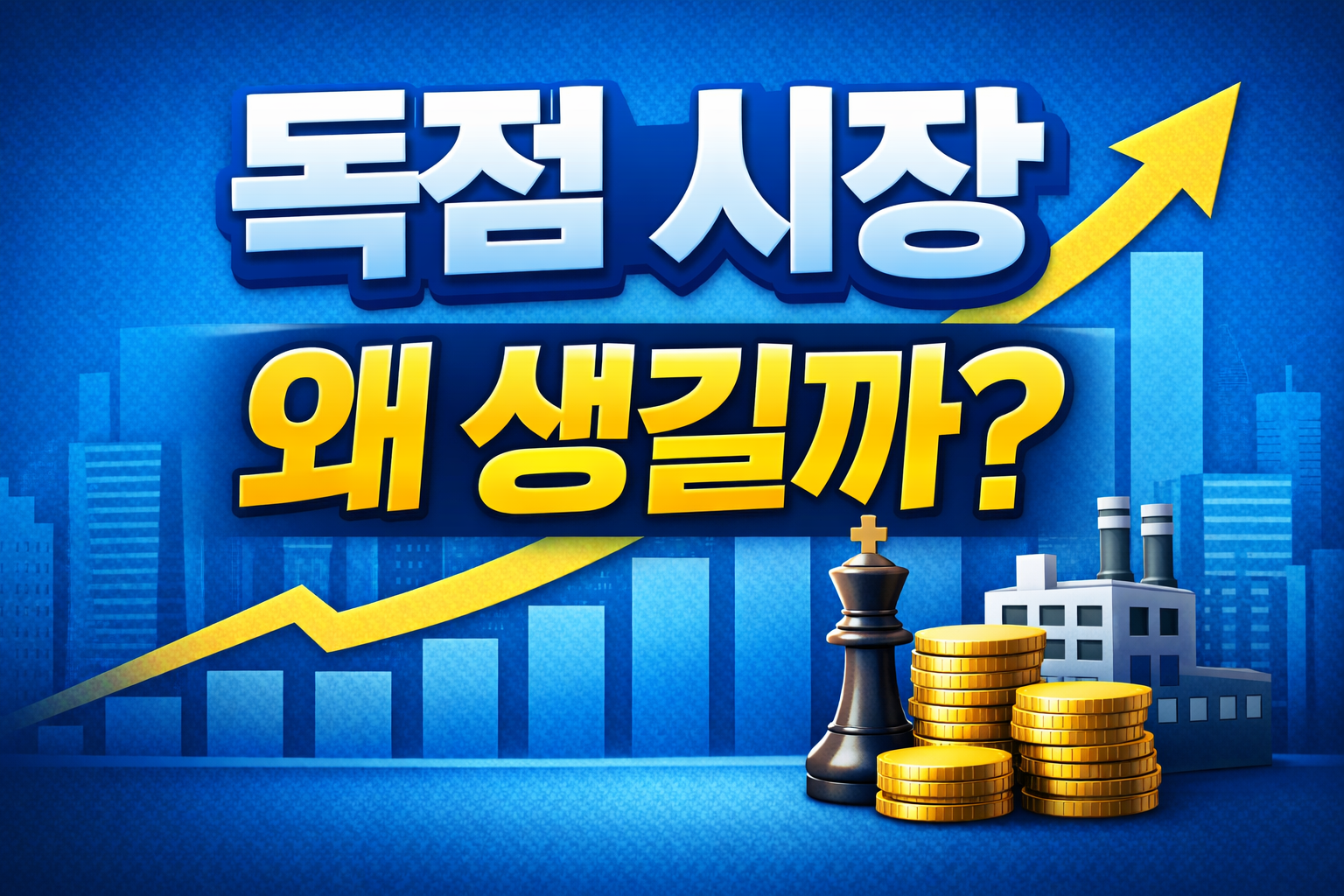 독점 시장 왜 생길까