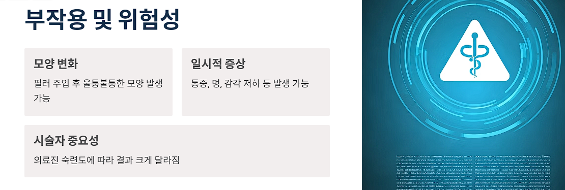 부작용 및 위험성