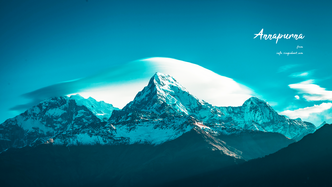 06 안나푸르나 C - Annapurna 풍경배경화면