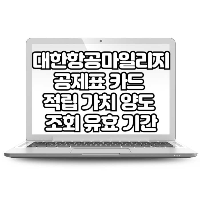 대한항공 마일리지 공제표 사용 카드 적립 가치 양도 조회 항공권 유효기간 10년