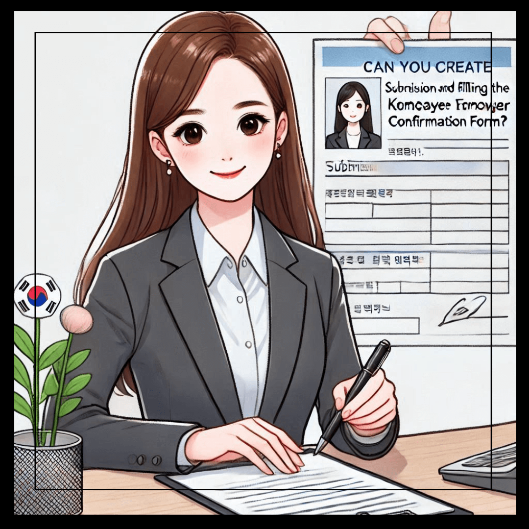 이직확인서 작성방법 이미지