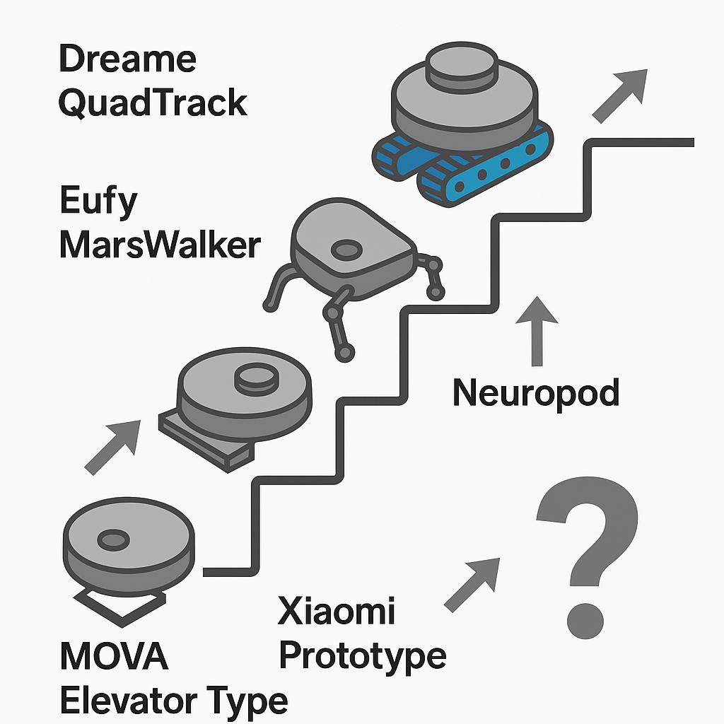 IFA 2025 계단을 극복한 로봇 청소기들