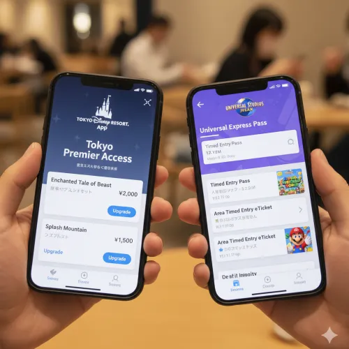 도쿄 디즈니 vs USJ 앱 비교, DPA/EP 모바일 공략, Tokyo Disney USJ Mobile App Strategy