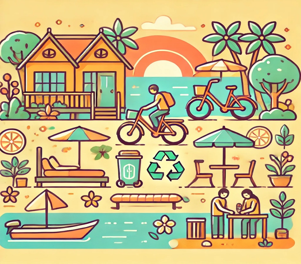 친환경 여행 이미지