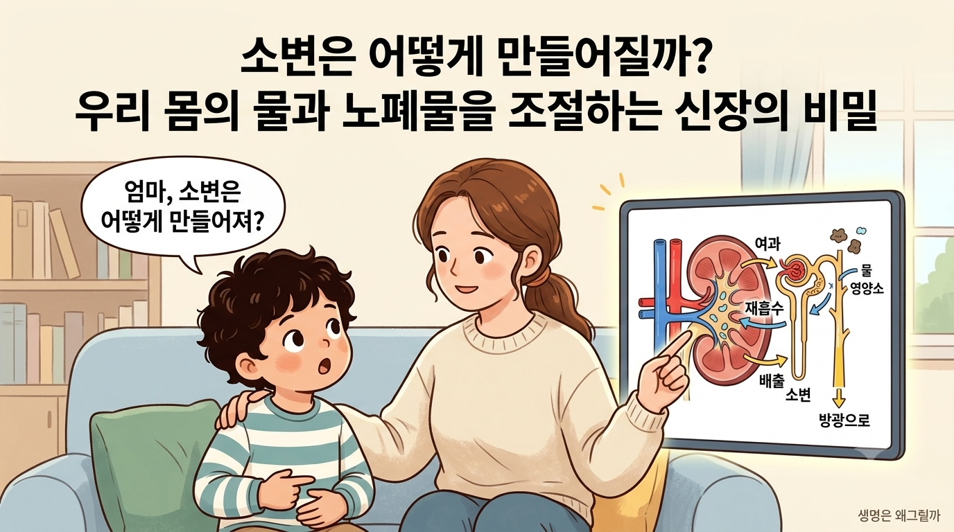 소변은 어떻게 만들어질까? 우리 몸의 물과 노폐물을 조절하는 신장의 비밀
