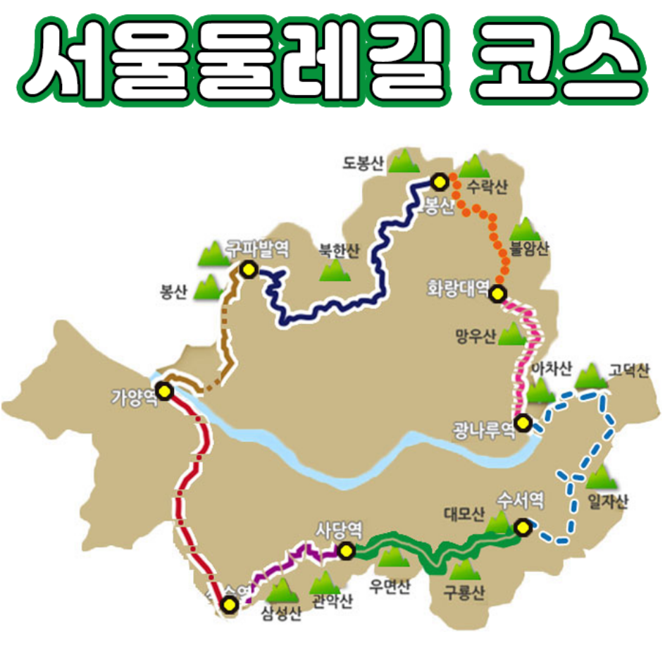 서울 둘레길 코스 5개코스