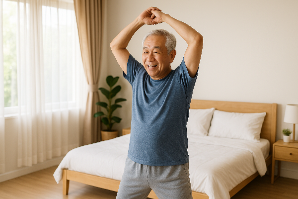 아침 10분 체조로 건강 장수 실현하기