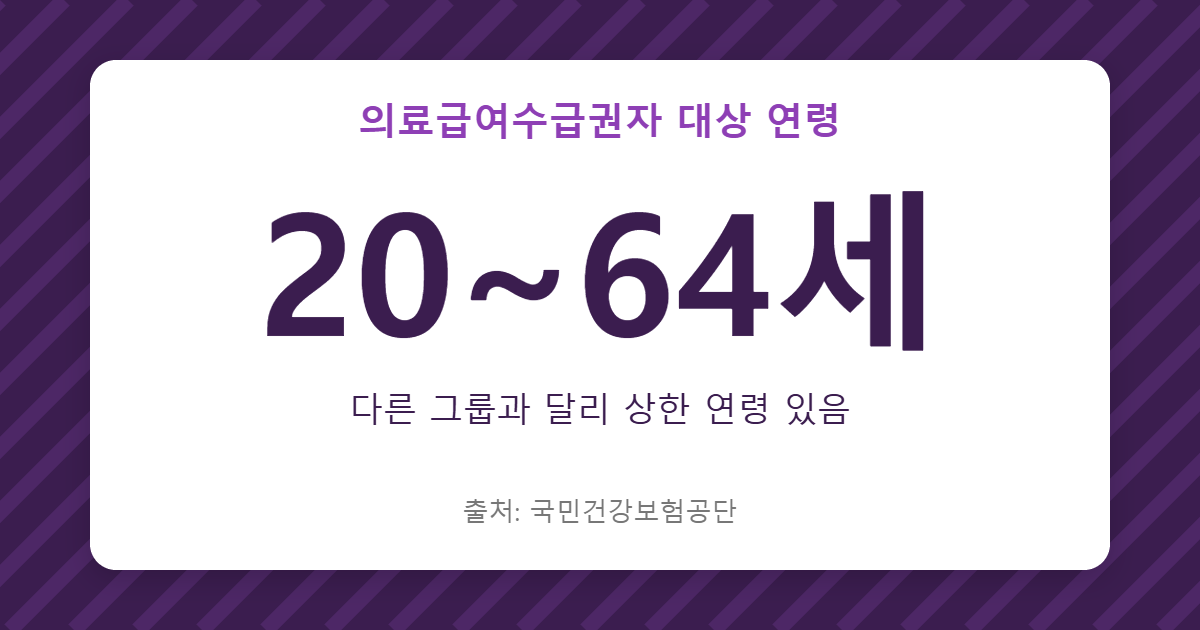 의료급여수급권자 20~64세 이미지