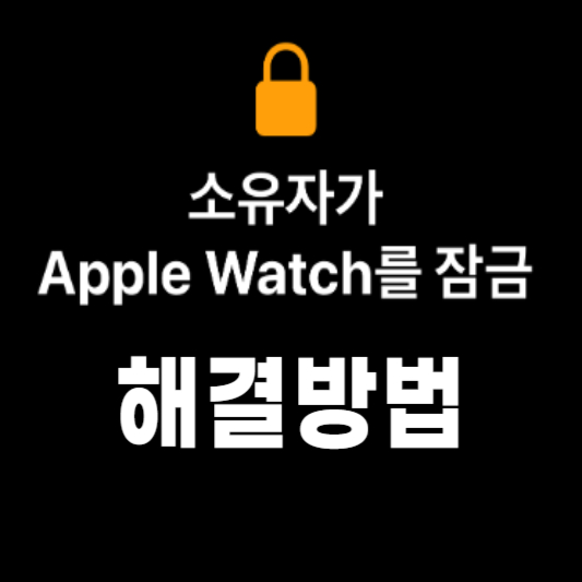 소유자가-애플워치를-잠금-해결방법