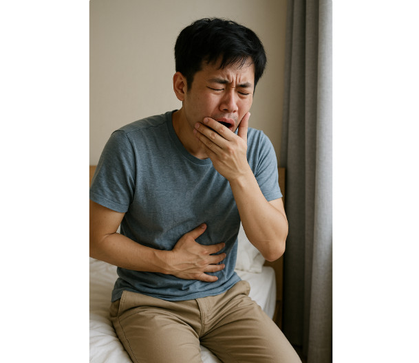 식중독 걸린 사람