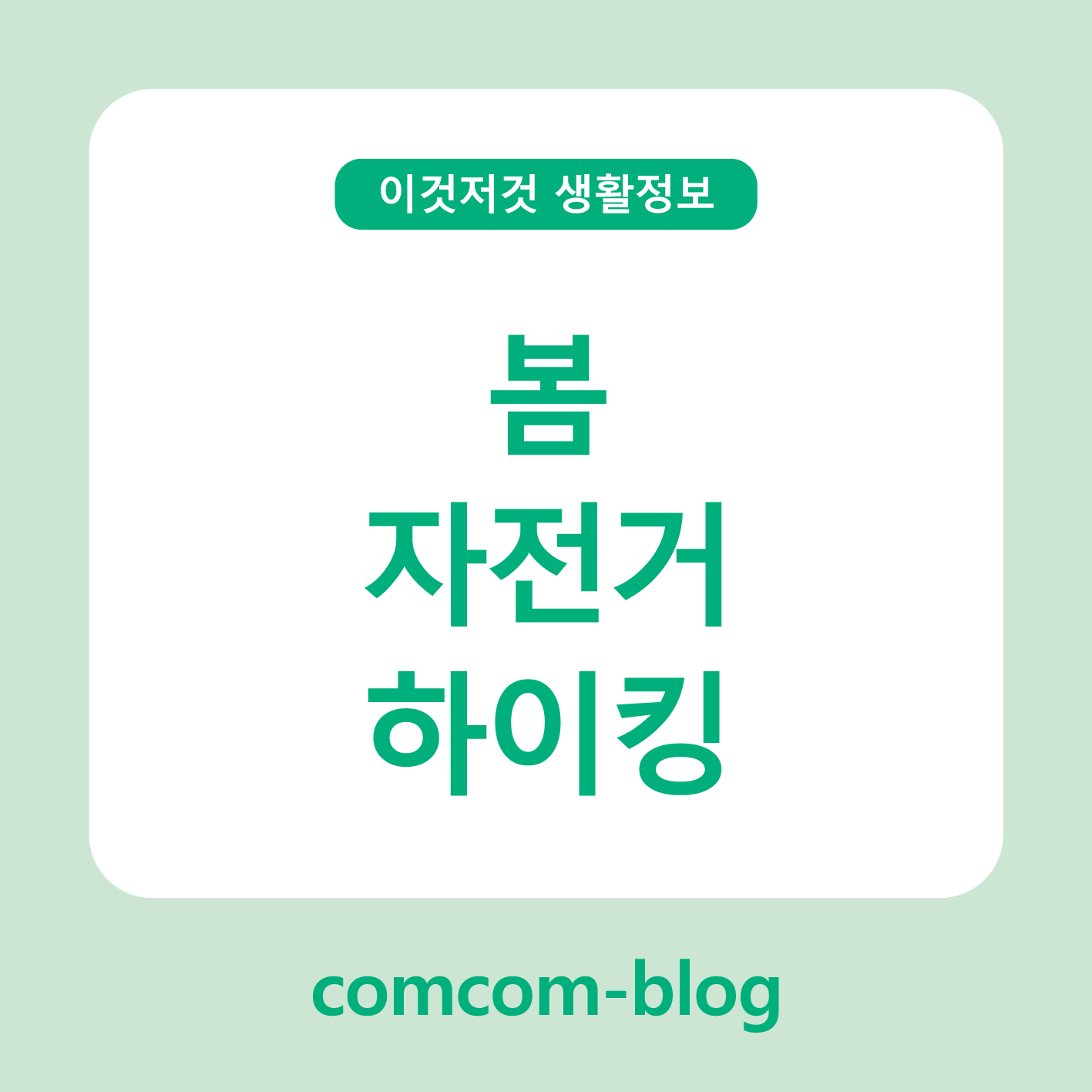 상쾌한 봄바람을 가르며! 봄 자전거 하이킹 완벽 가이드