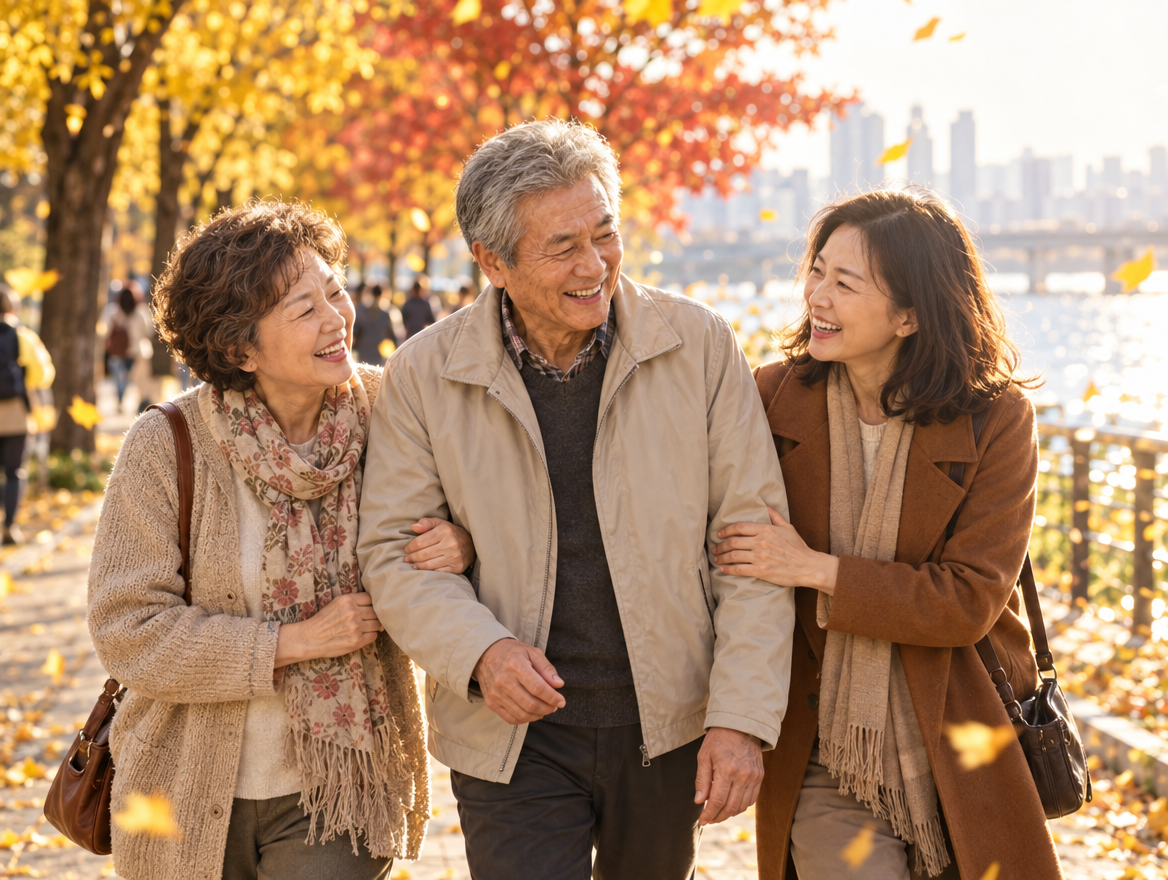 미니 뇌졸중 증상 회복 산책