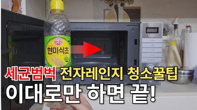 찌든 때부터 냄새까지 전자레인지 청소 레몬 식초로 간편하게 해결 완벽 관리_4