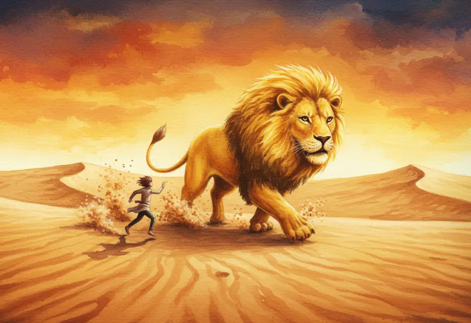 사자에게 쫓기는 꿈