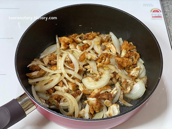 치킨마요덮밥-양념