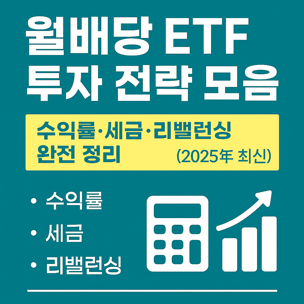 월배당 ETF 투자 전략 월배당ETF수익률&middot;세금&middot;리밸런싱