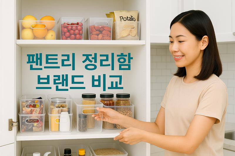 팬트리 정리함, 어떤 게 진짜 실용적일까?
