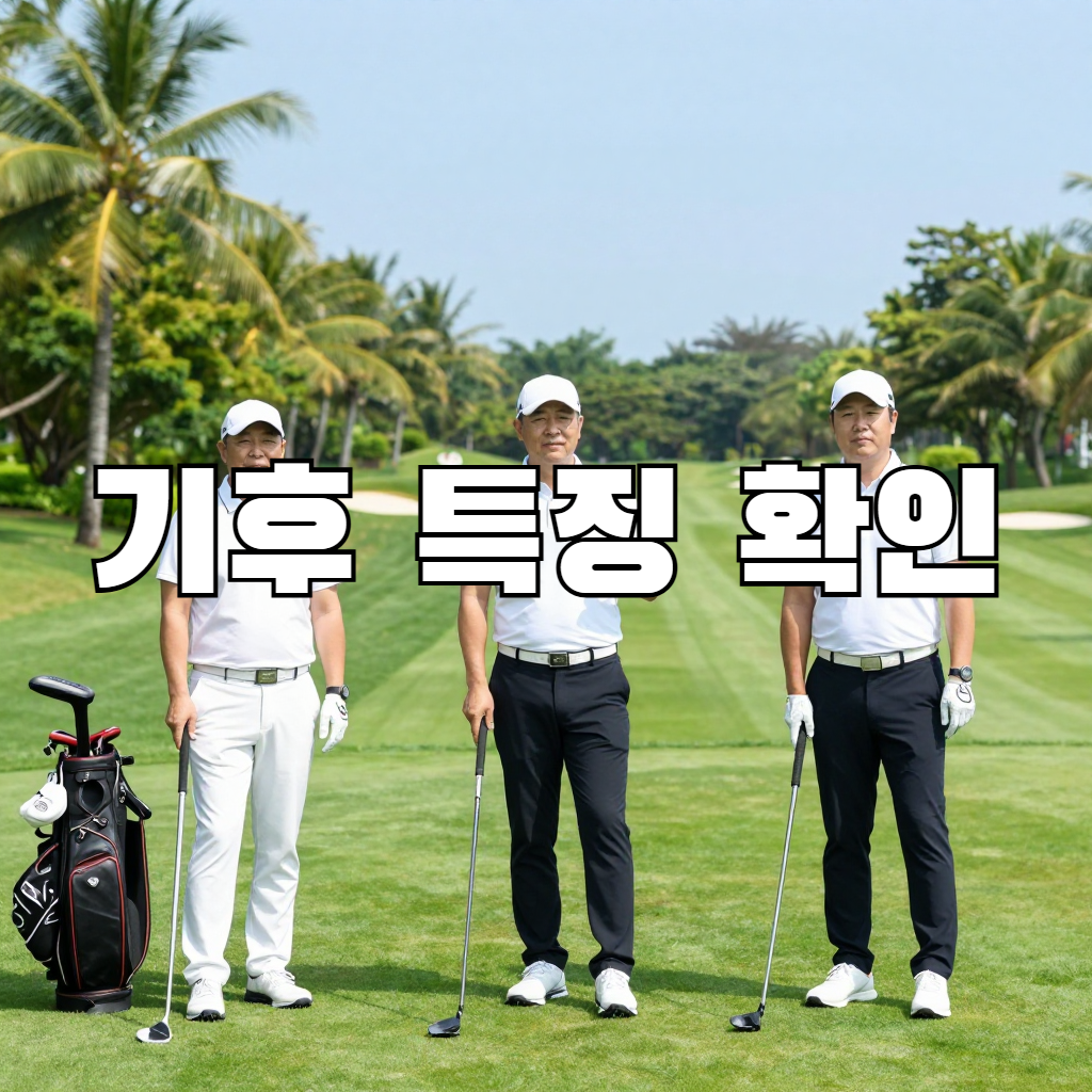 기후 특징 확인