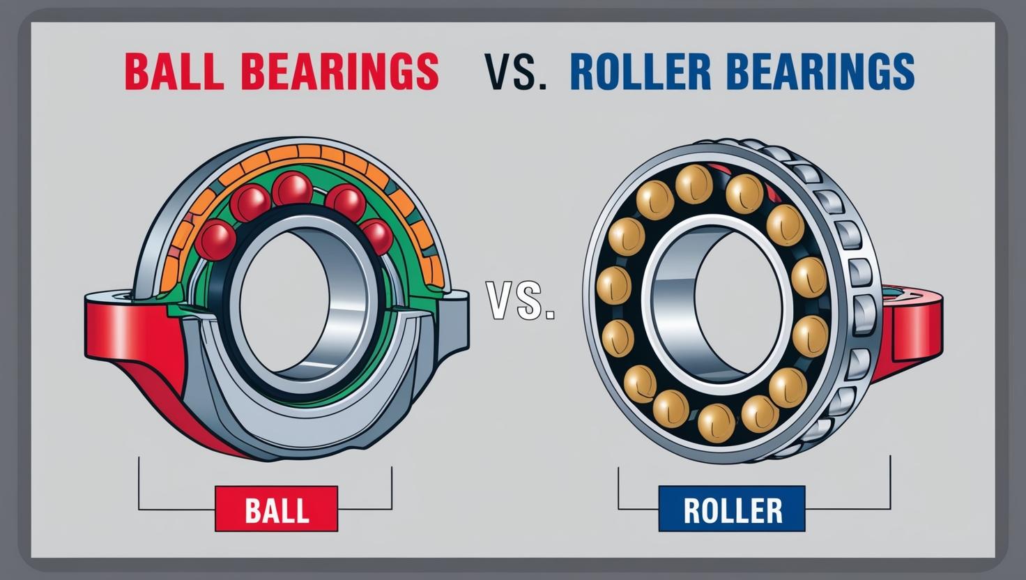 볼베어링 vs 롤러베어링 차이점은?