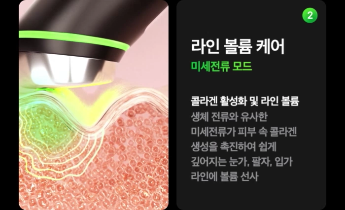 메디큐브-뷰티디바이스-미세전류-모드